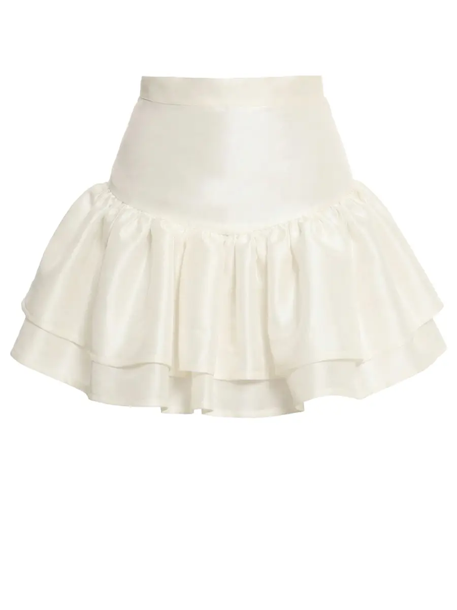 Юбка шелковая