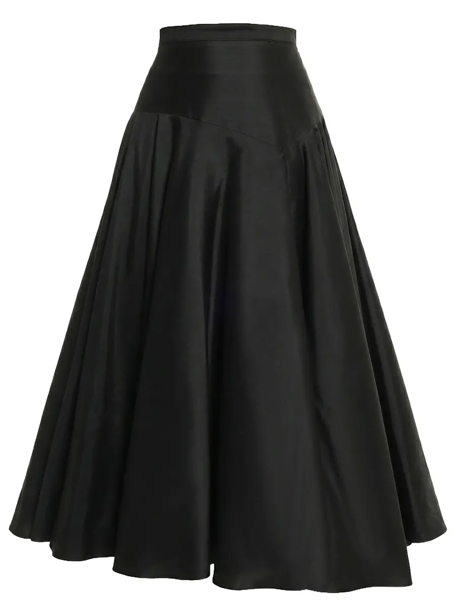 Юбка шелковая