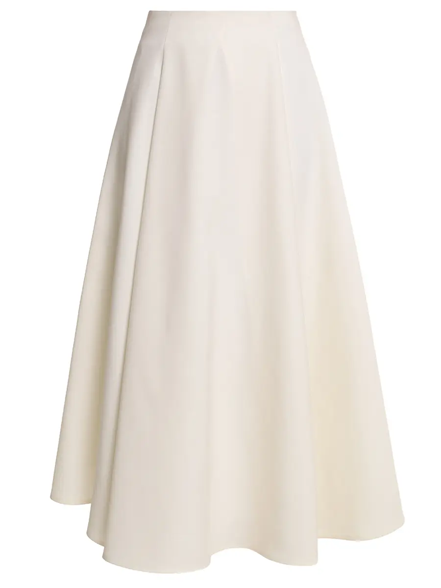 Юбка из шерсти и шелка