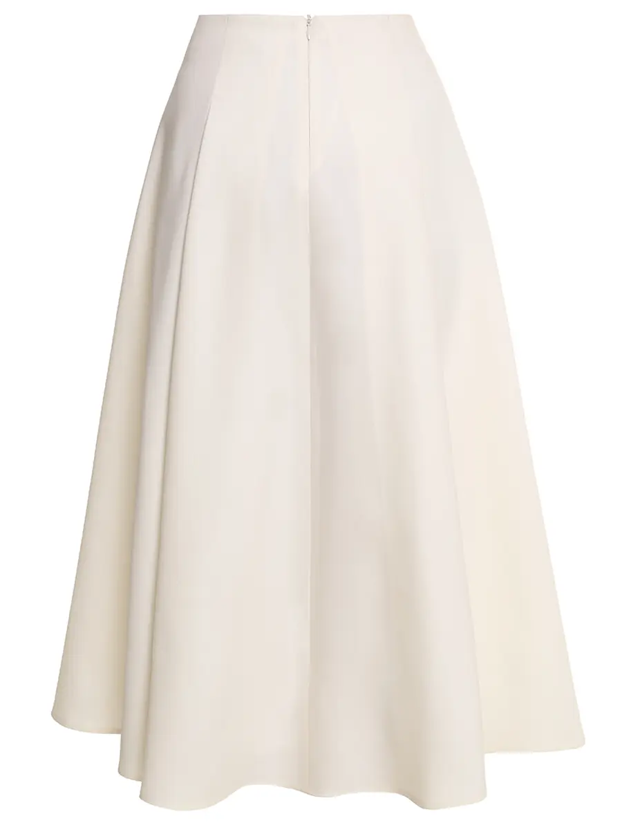 Юбка из шерсти и шелка