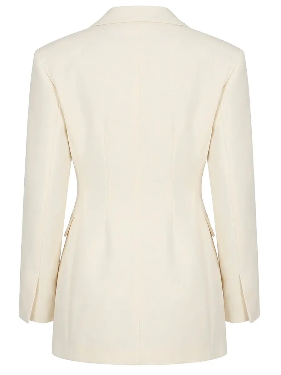 Платье-жакет однотонное