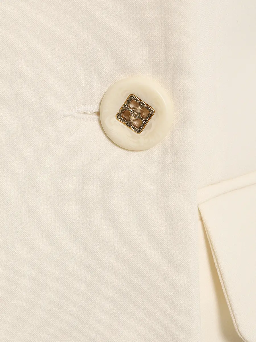 Платье-жакет однотонное