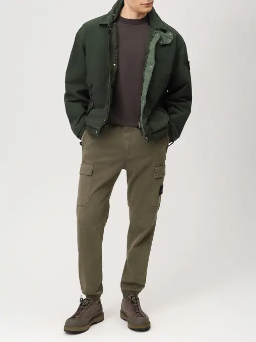 Лонгслив хлопковый STONE ISLAND