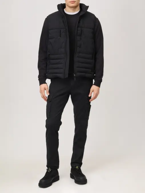 Лонгслив хлопковый STONE ISLAND