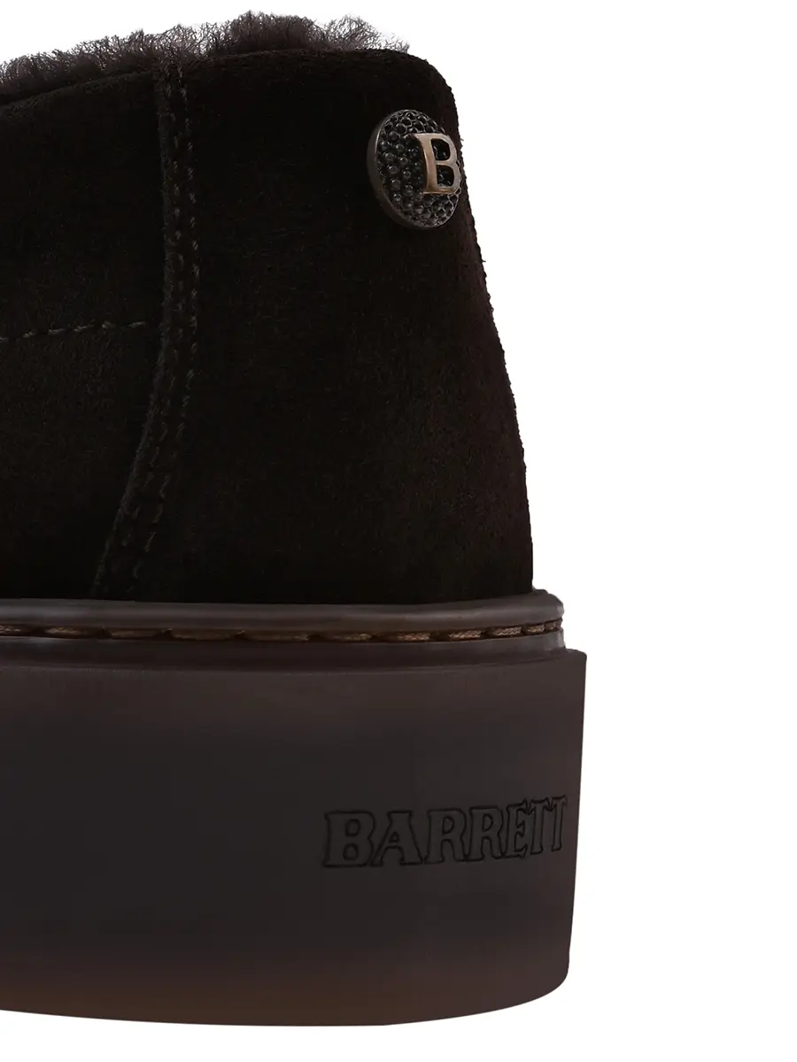 Лоферы замшевые на меху