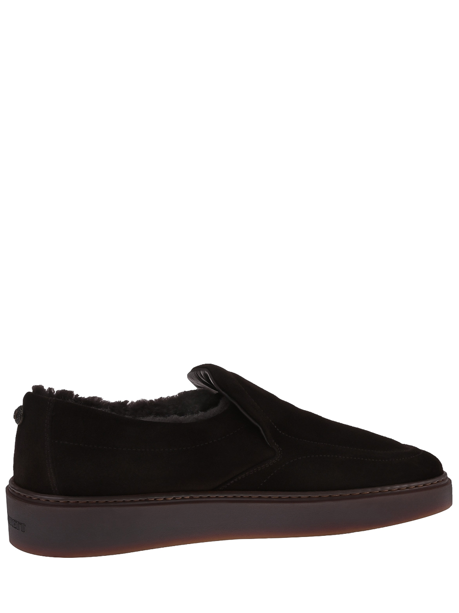 Лоферы замшевые на меху