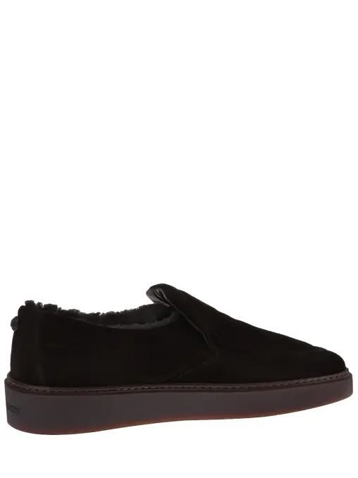 Лоферы замшевые на меху BLU BARRETT