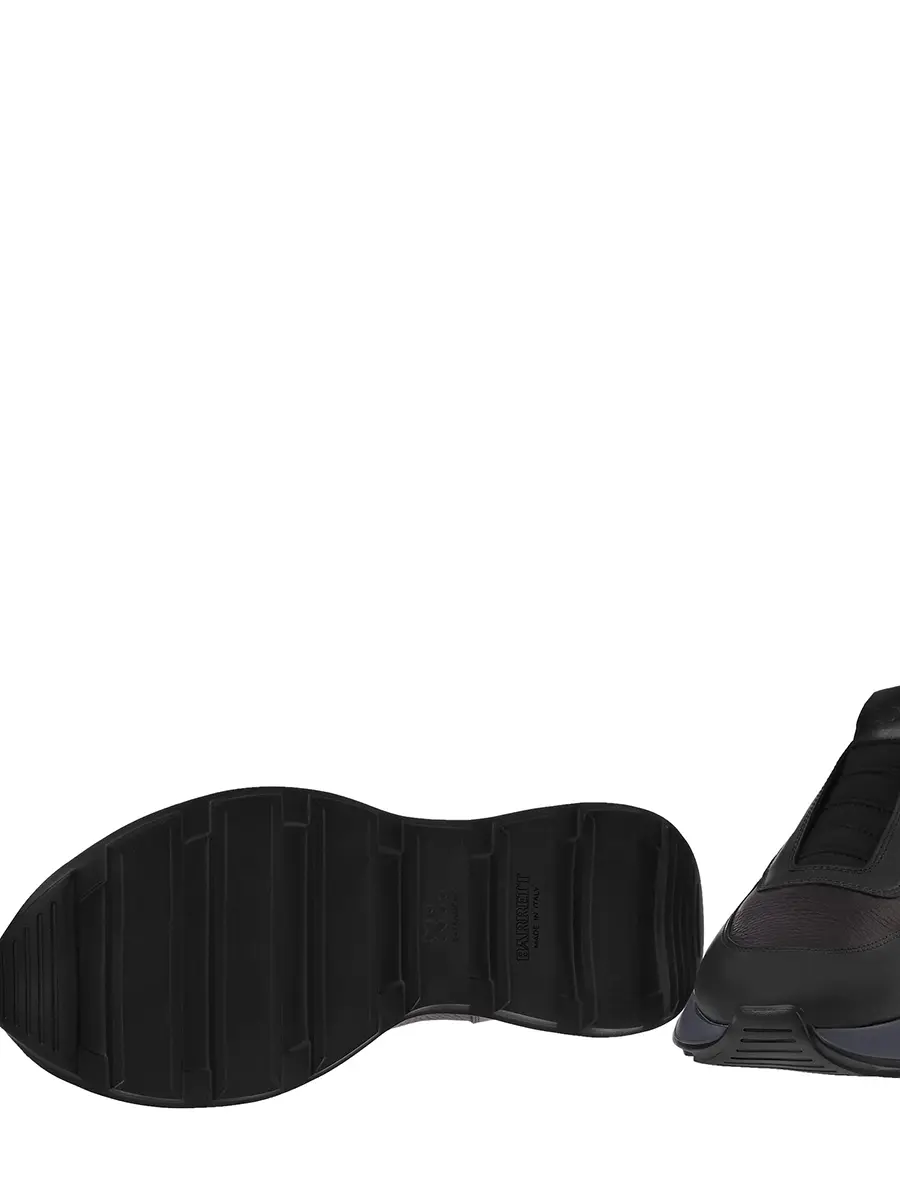 Кроссовки кожаные