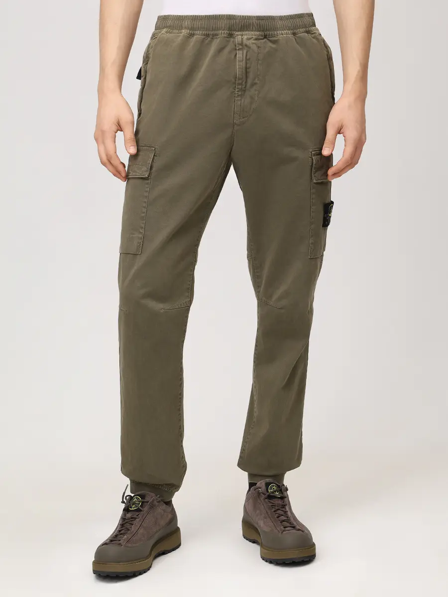 Брюки-карго хлопковые