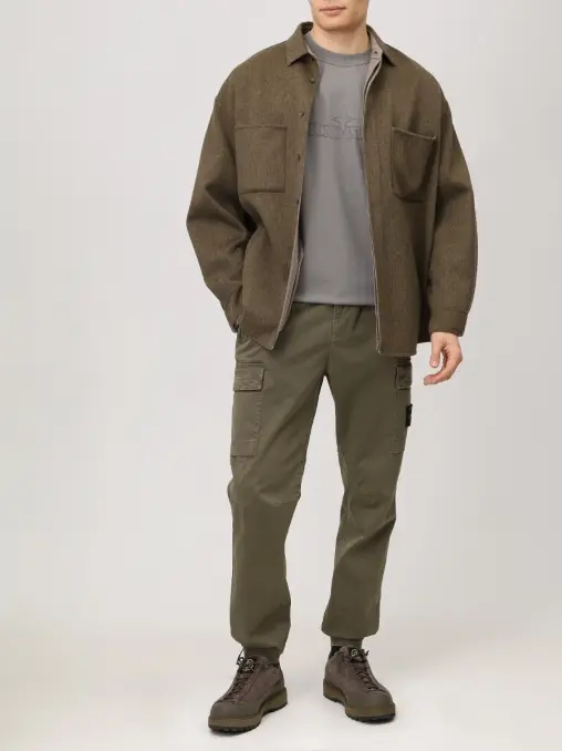 Брюки-карго хлопковые STONE ISLAND