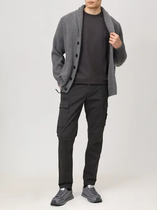 Брюки-карго хлопковые STONE ISLAND