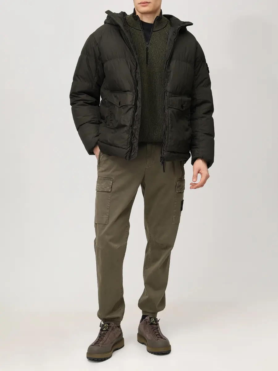 Пуховик стеганый