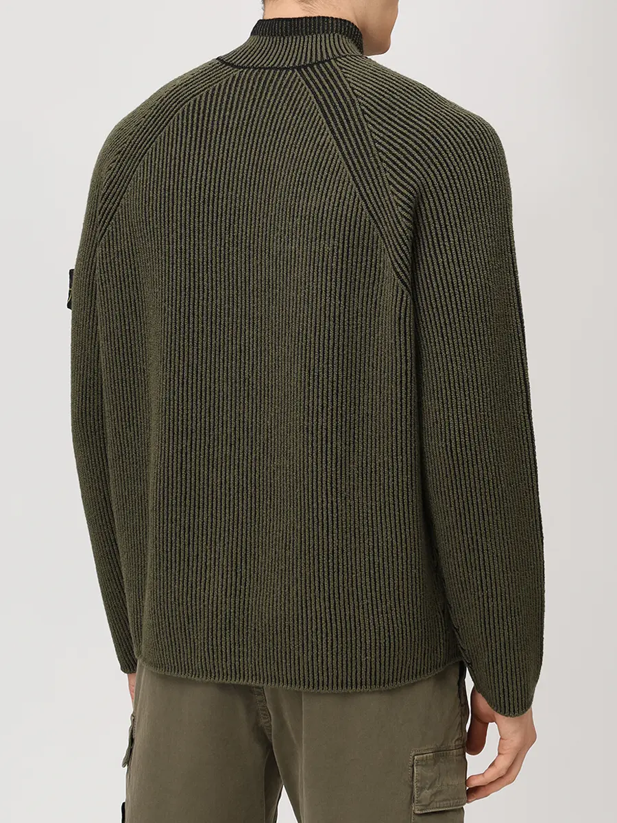 Джемпер из шерсти и хлопка