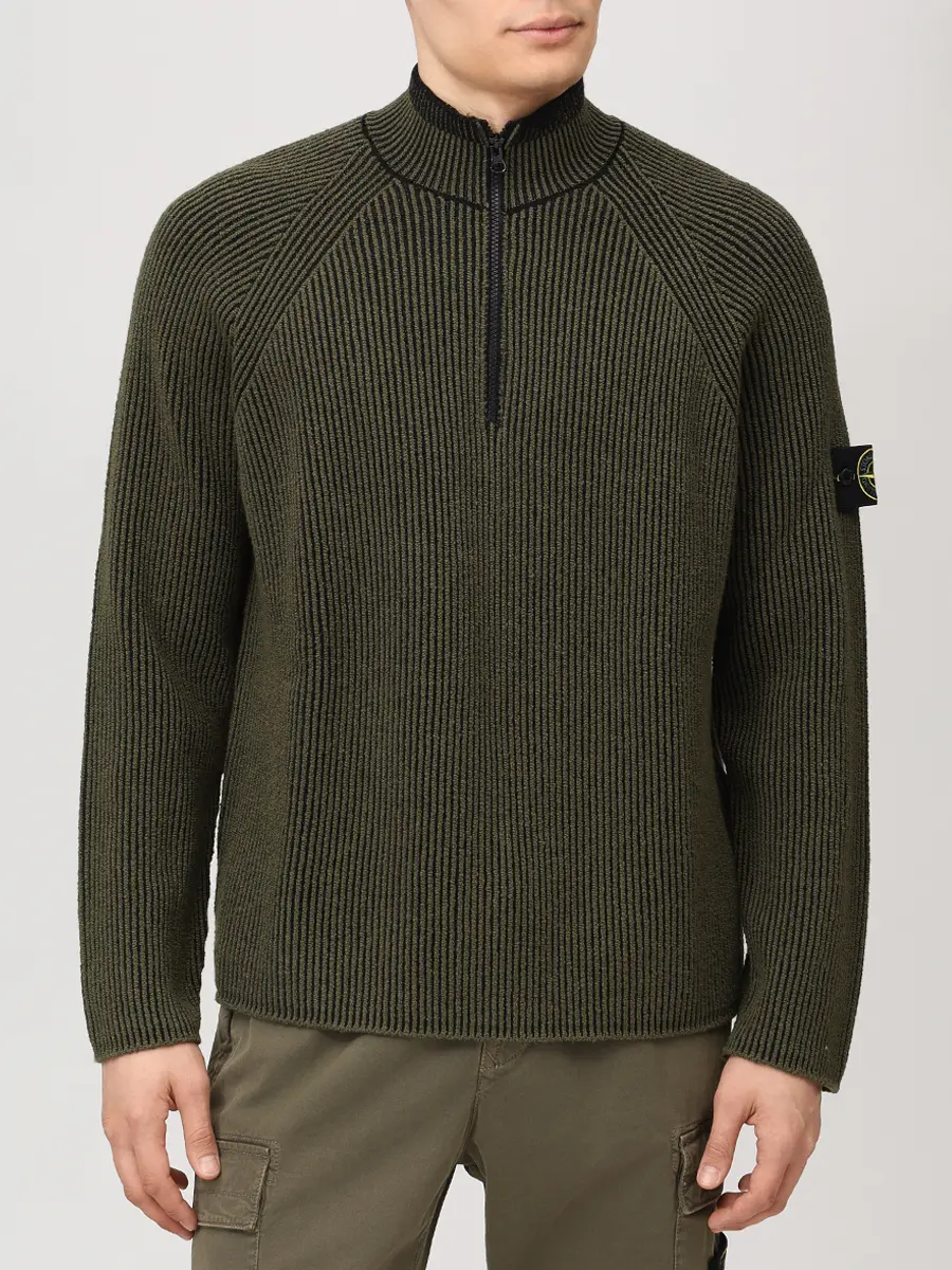 Джемпер из шерсти и хлопка