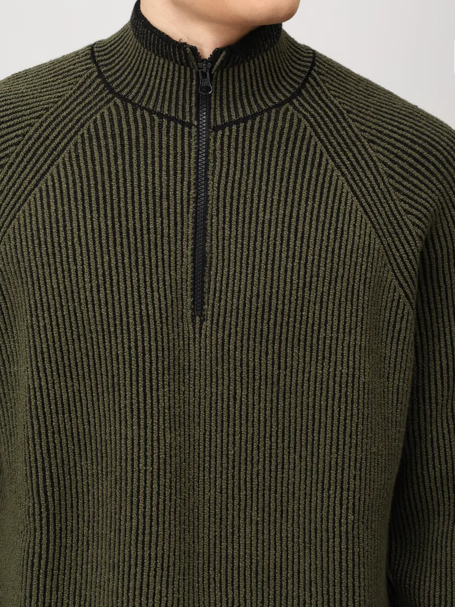 Джемпер из шерсти и хлопка