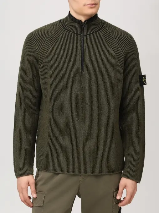 Джемпер из шерсти и хлопка STONE ISLAND