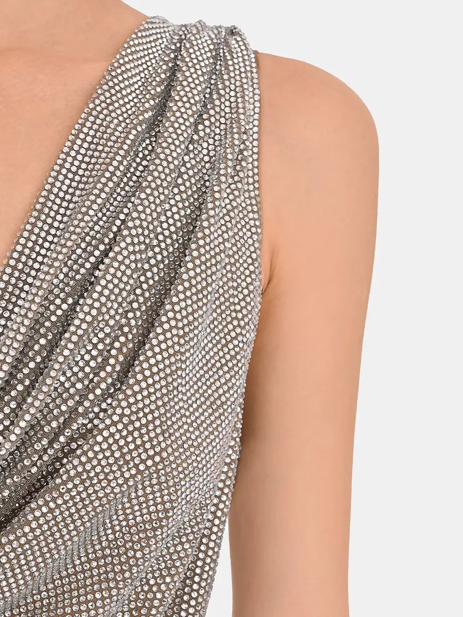 Топ со стразами