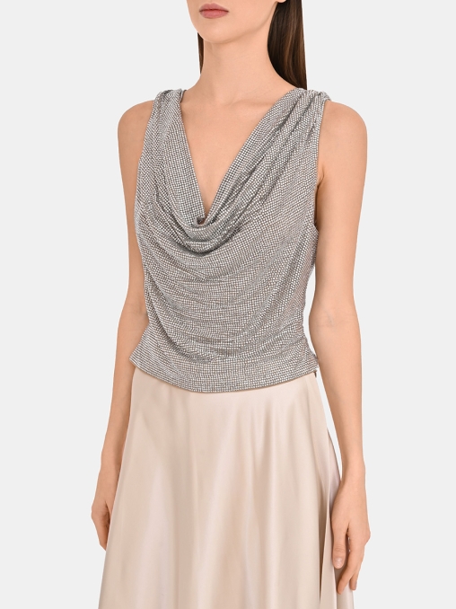 Топ со стразами GIUSEPPE DI MORABITO