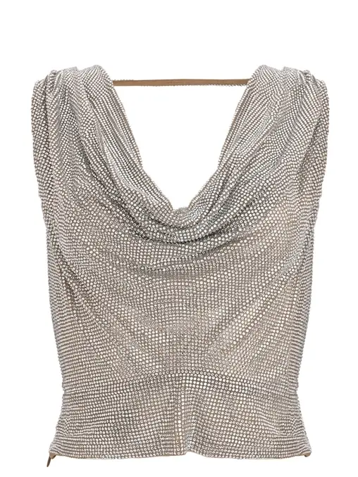 Топ со стразами GIUSEPPE DI MORABITO