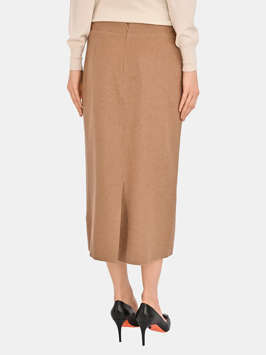 Юбка из шелка и кашемира