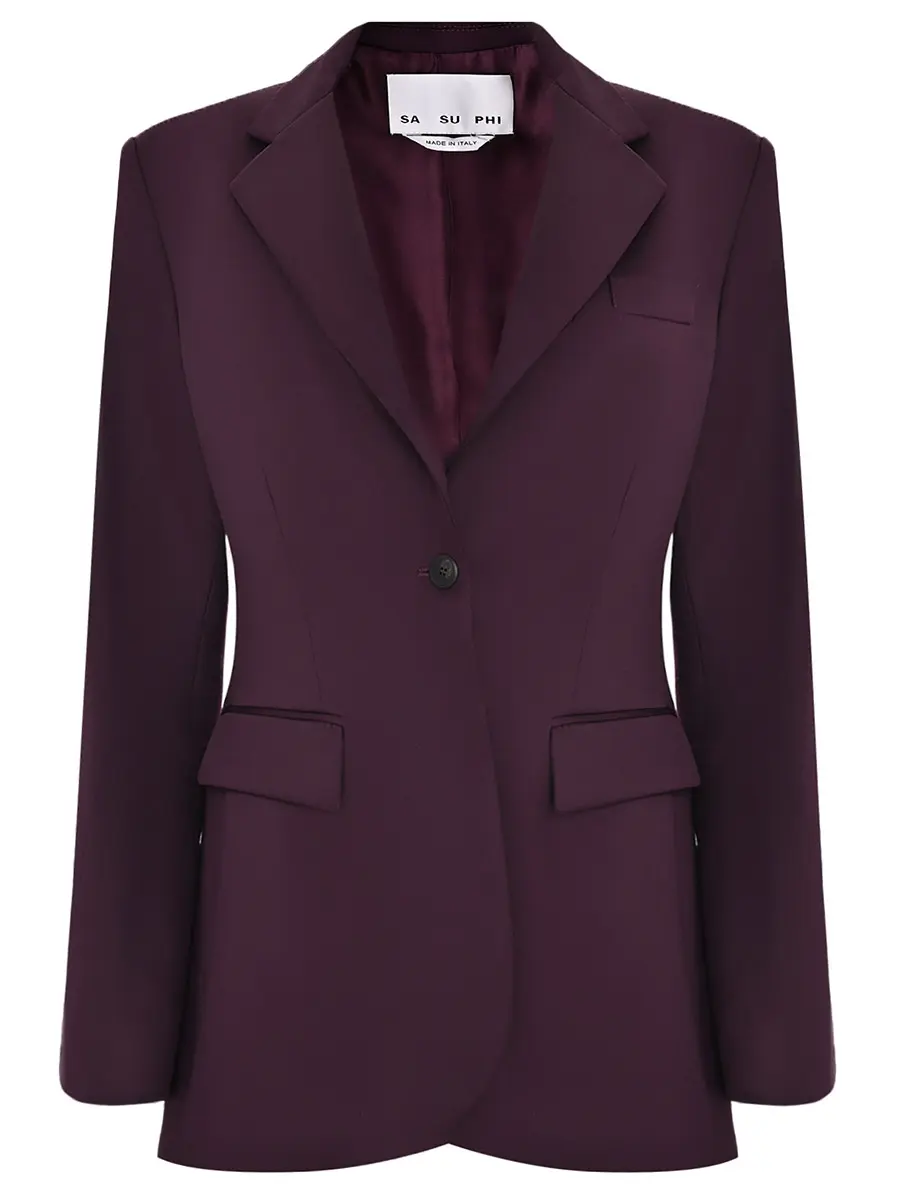 Пиджак шерстяной