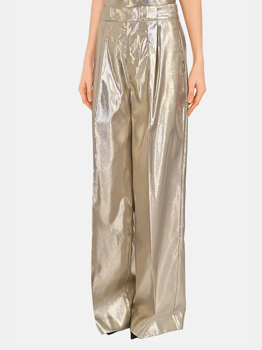 Брюки шелковые