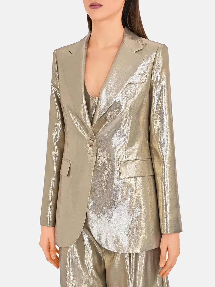 Пиджак шелковый