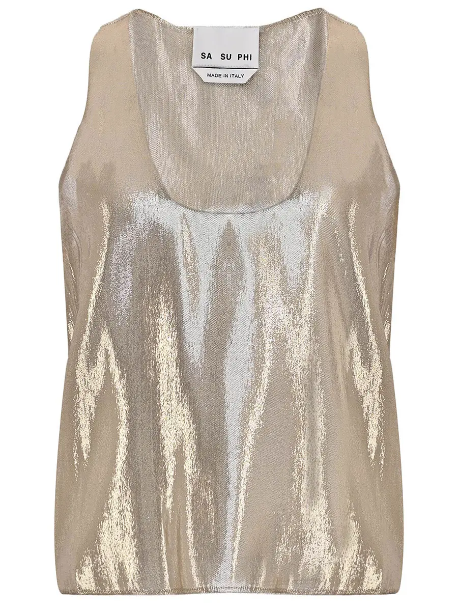 Топ шелковый