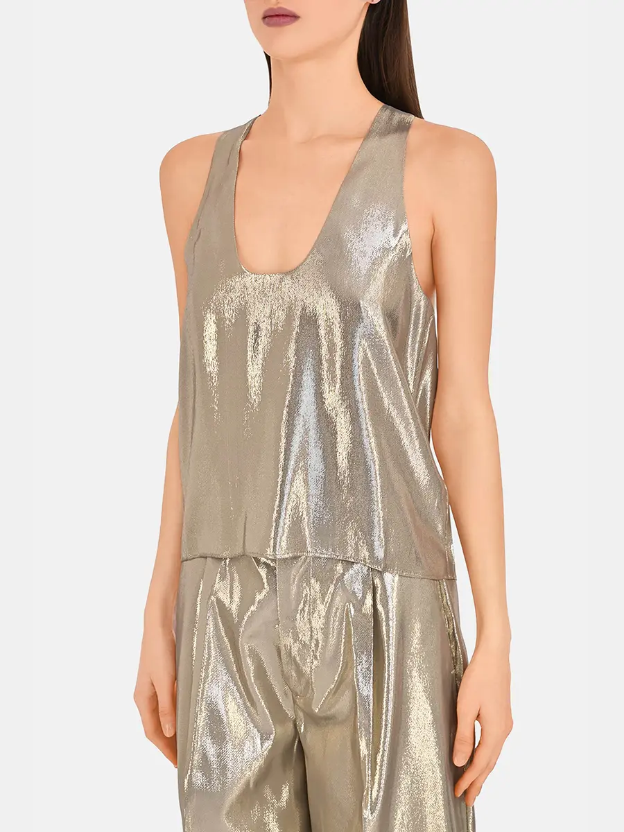 Топ шелковый