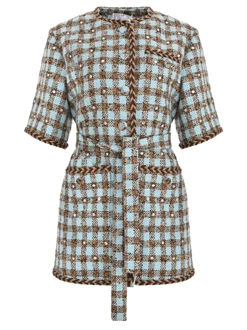 Платье в клетку GIUSEPPE DI MORABITO