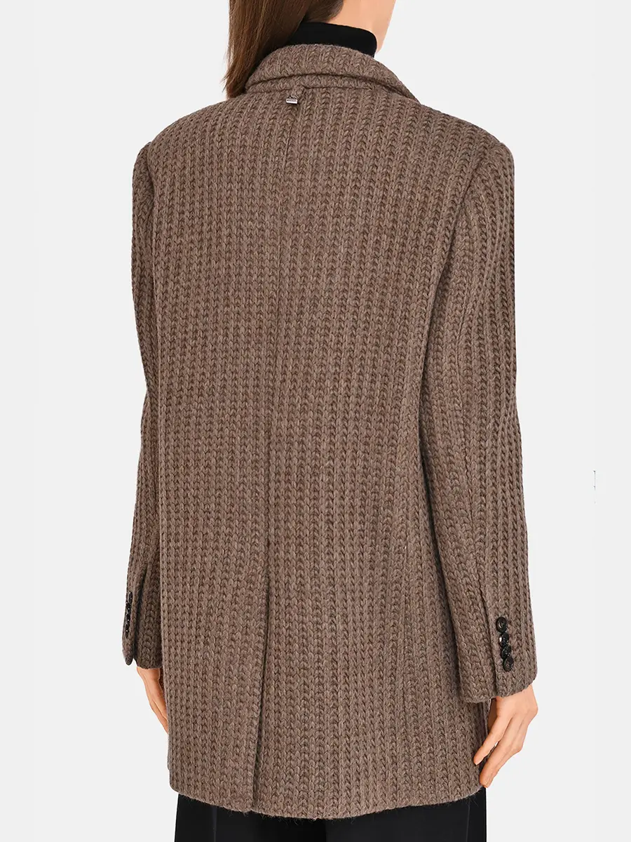 Пиджак вязаный