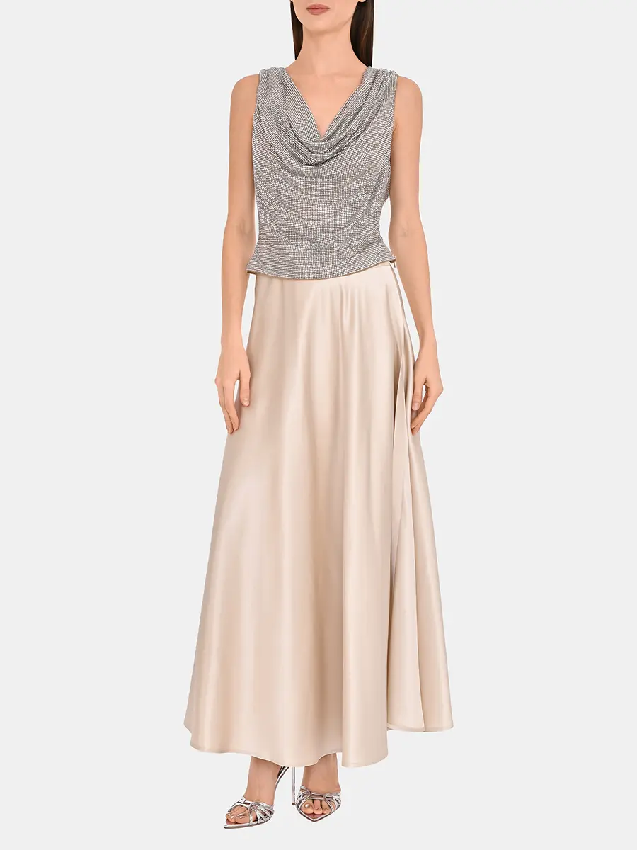 Юбка шелковая