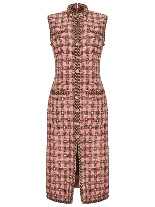 Платье в клетку GIUSEPPE DI MORABITO