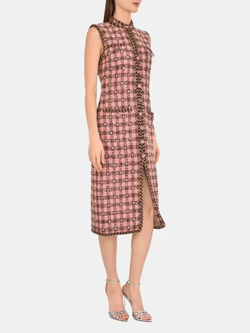 Платье в клетку GIUSEPPE DI MORABITO