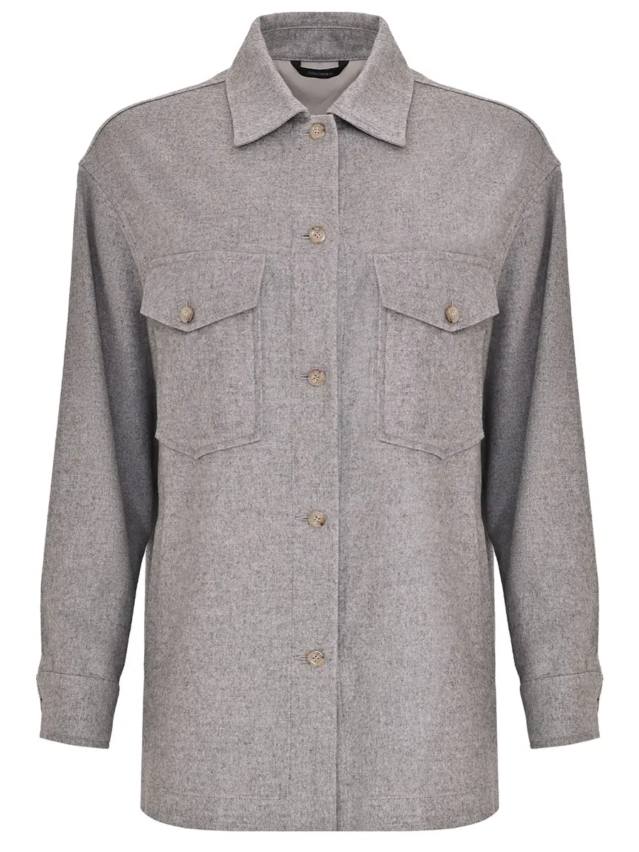 Рубашка из шелка и кашемира