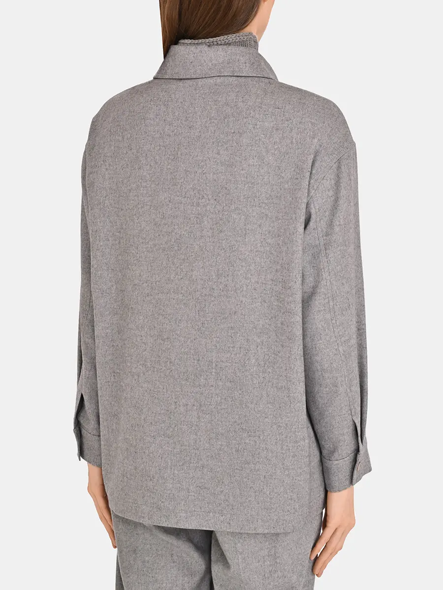 Рубашка из шелка и кашемира