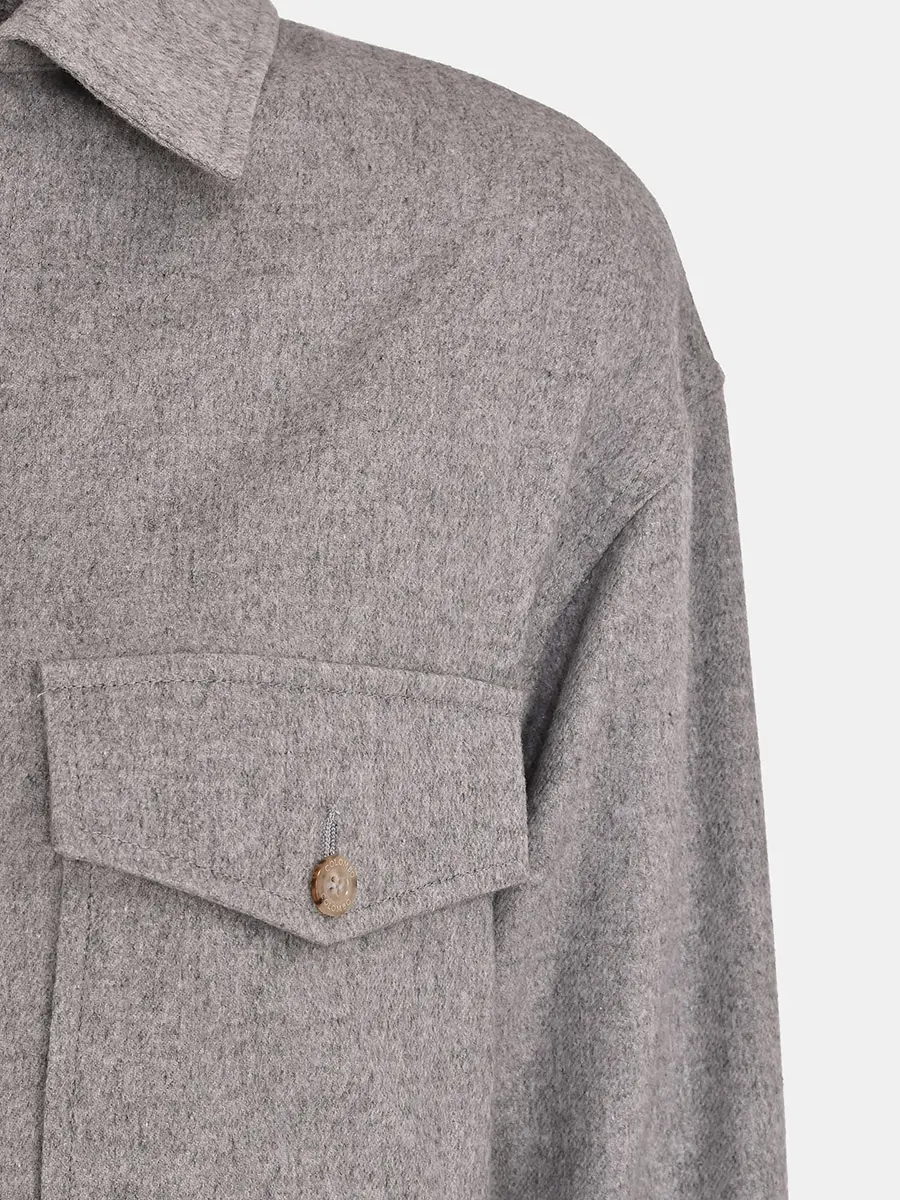 Рубашка из шелка и кашемира