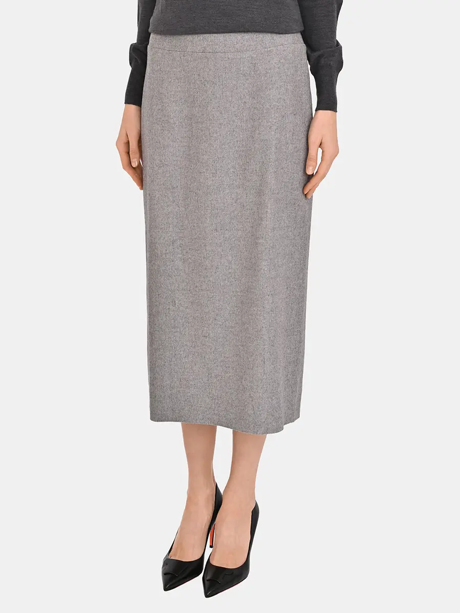 Юбка из шелка и кашемира