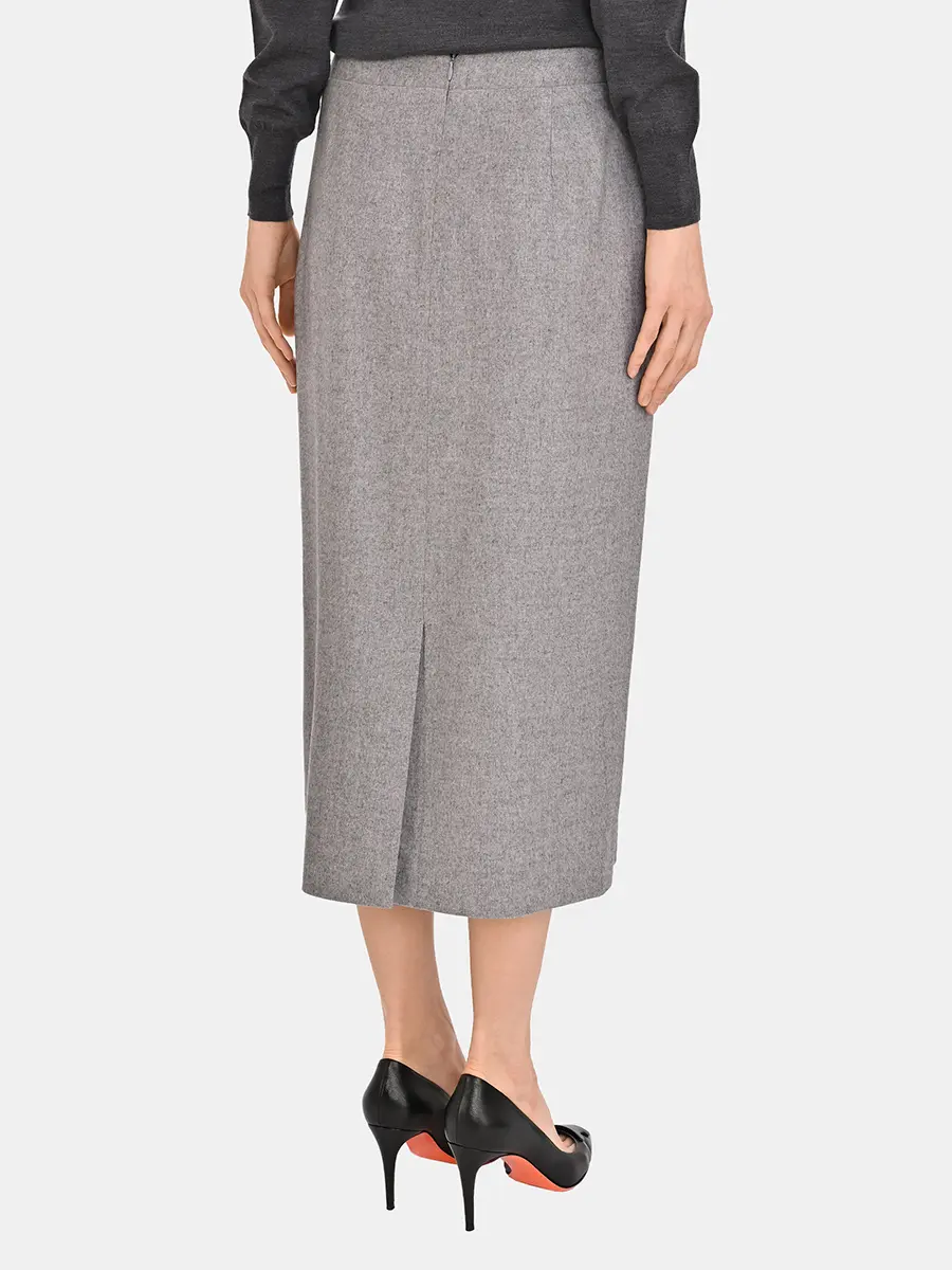 Юбка из шелка и кашемира