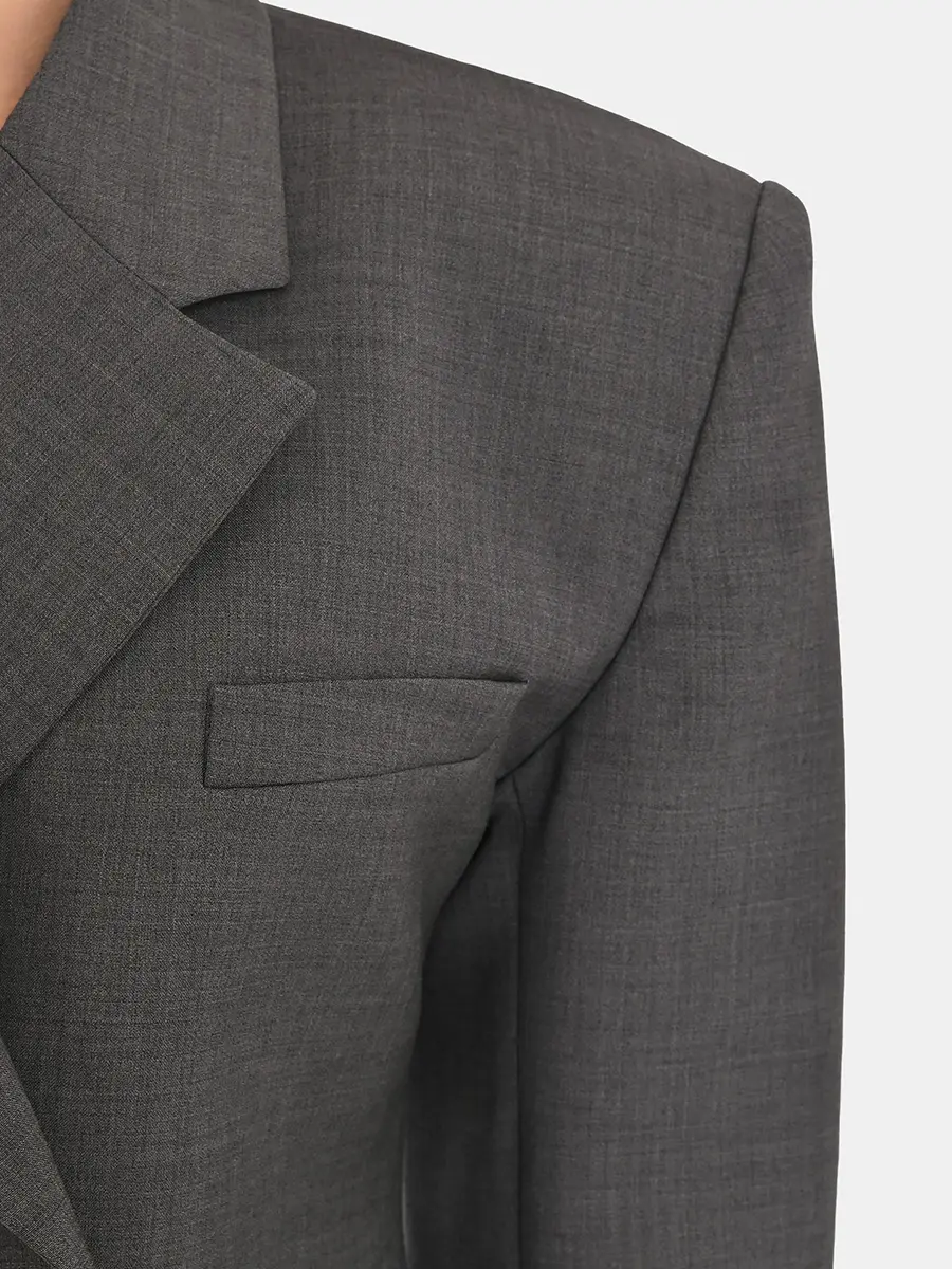 Пиджак шерстяной