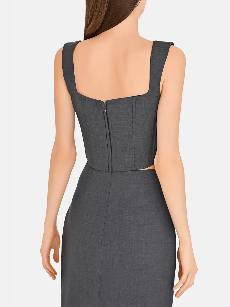 Топ шерстяной