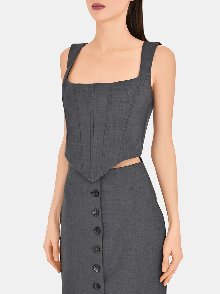 Топ шерстяной