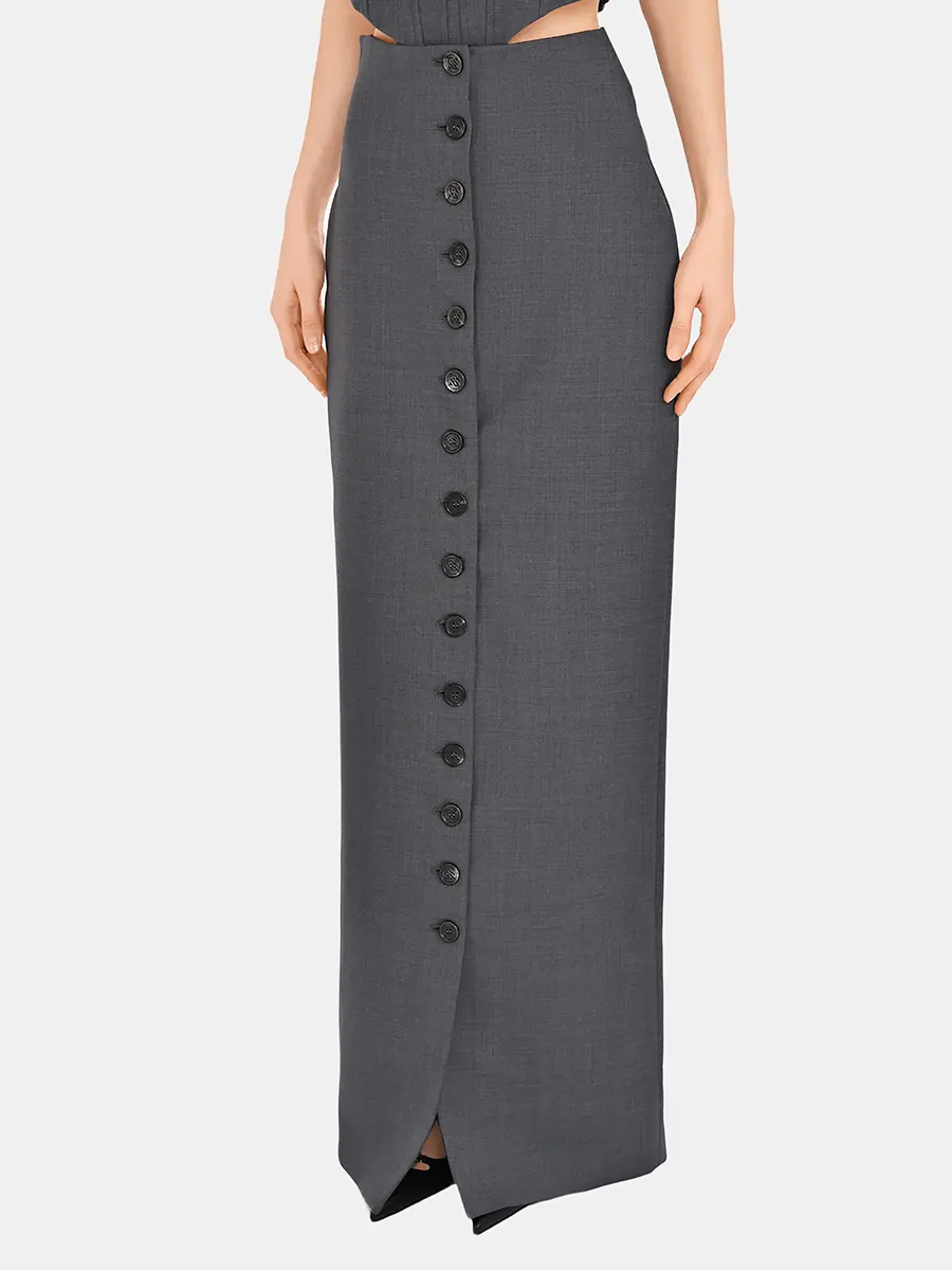 Юбка шерстяная