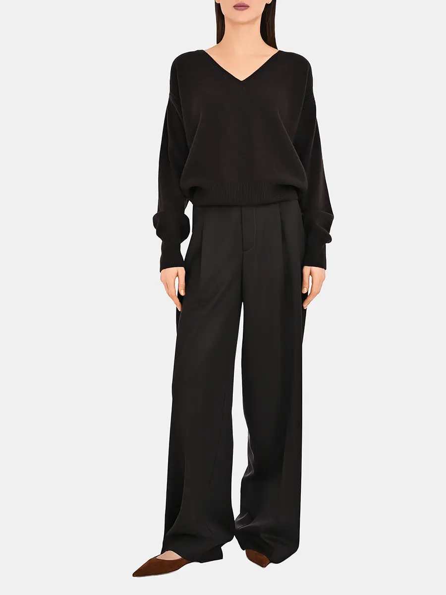 Брюки шерстяные