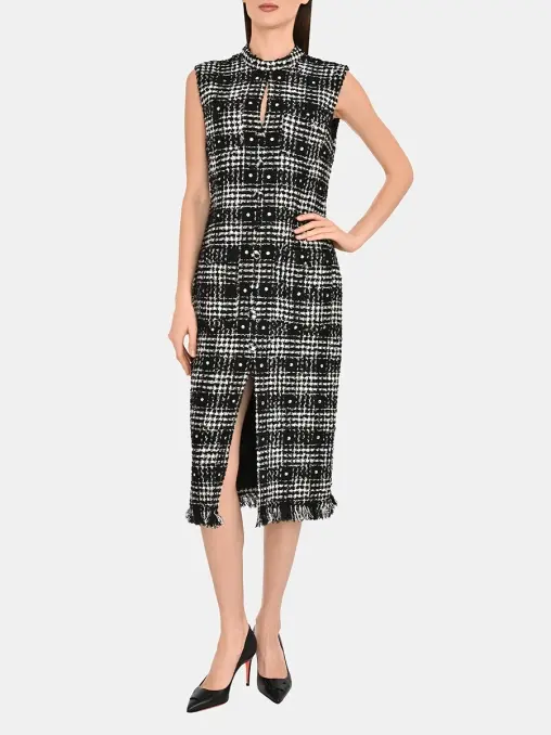 Платье в клетку GIUSEPPE DI MORABITO