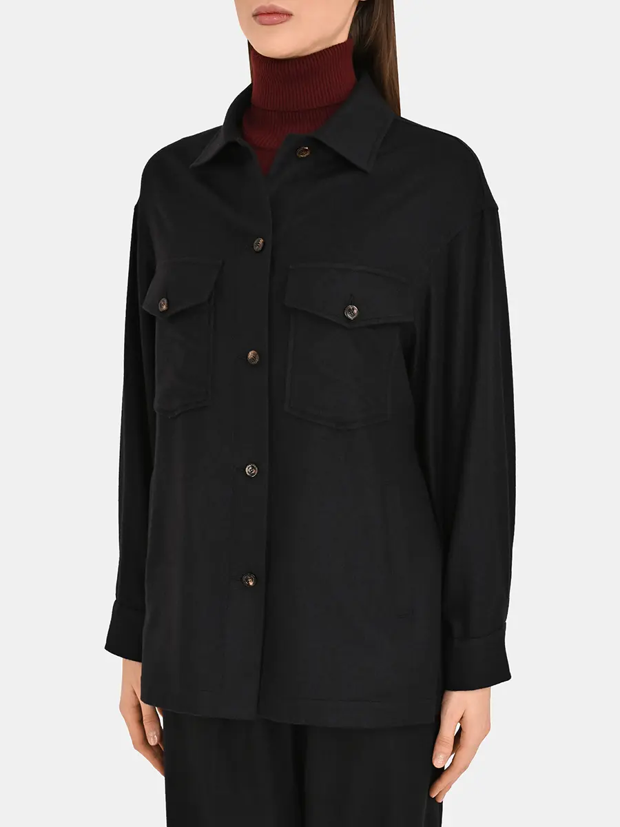 Рубашка из шелка и кашемира