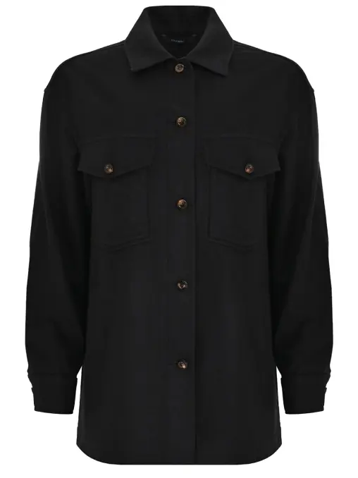 Рубашка из шелка и кашемира COLOMBO