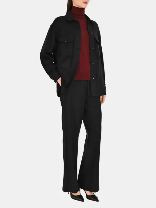 Рубашка из шелка и кашемира COLOMBO