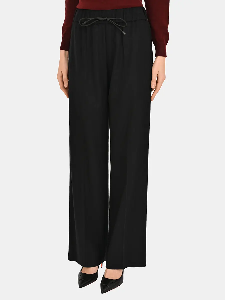 Брюки из шелка и кашемира