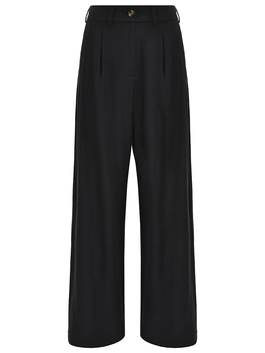 Брюки из шелка и кашемира